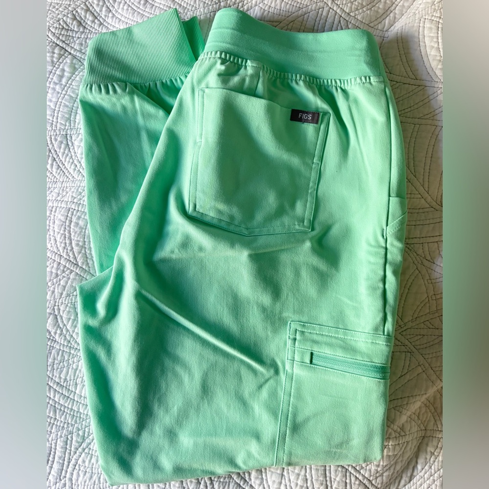 Figs Light Green Jogger Pants